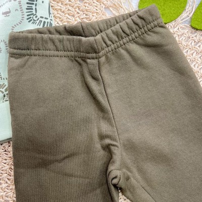 Conj. Colete, Blusa Manga Longa Tiger e Calça de Moletom - Verde e Verde Musgo